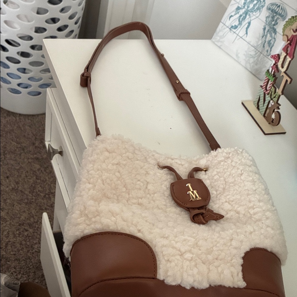 Women's Brown and Cream Bag